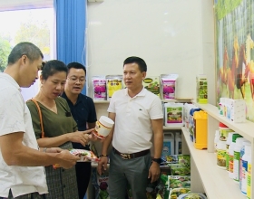 Giám đốc Chương trình "thúc đẩy sản xuất nông nghiệp hữu cơ với các HTX khởi nghiệp" thăm Công ty cổ phần Hoàng Anh Agritech