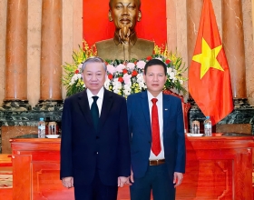 Tổng Bí thư, Chủ tịch nước Tô Lâm gặp gỡ lãnh đạo Công ty Cổ phần Hoàng Anh Agritech