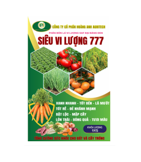 PHÂN BÓN LÁ SIÊU VI LƯỢNG 777